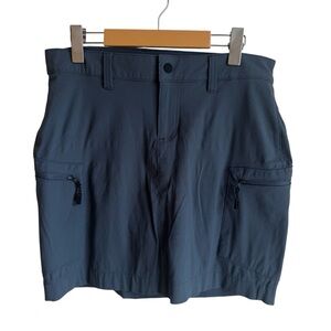 Wind River Utility Cargo Skirt Skort Gorpcore 
 Outdoors Tech Casual Grey Pocket